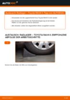 Empfehlungen des Automechanikers zum Wechsel von TOYOTA Toyota Rav4 II 2.0 4WD (ACA21, ACA20) Stoßdämpfer
