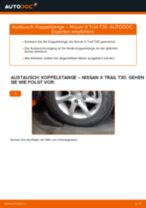 Empfehlungen des Automechanikers zum Wechsel von NISSAN Nissan X Trail t30 2.2 Di 4x4 Koppelstange