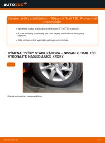 Ako vykonať výmenu: Spojovacia tyč na 2.2 dCi 4x4 Nissan X Trail t30