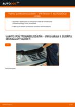 Automekaanikon suositukset VW VW Sharan 1 2.0 TDI -auton Pyöränlaakerit-osien vaihdosta