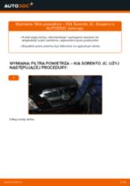 Darmowe instrukcje online jak odnowić Filtr powietrza silnika KIA SORENTO I (JC)