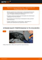PDF instrukcja wymiany: Tarcze hamulcowe KIA SORENTO I (JC) tylne i przednie