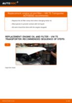 K&N Filters PS-3004 for Transporter V Van (7HA, 7HH, 7EA, 7EH) | PDF replacing instruction