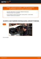 VW TRANSPORTER Polttoainesuodatin vaihto: ilmainen pdf