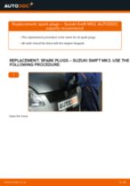 How to change Warning contact brake pad wear on VW Polo 6N2 - manual online