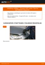 Skifte Luftfilter: pdf instruksjoner for PEUGEOT 407
