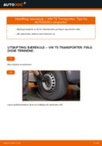DIY-manual for utskifting av Bærekule i VW TRANSPORTER 2021