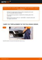 Online manual on changing Brake caliper seals kit yourself on Nissan Almera Tino