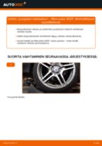 Automekaanikon suositukset MERCEDES-BENZ Mercedes W211 E 270 CDI 2.7 (211.016) -auton Pyöränlaakerit-osien vaihdosta