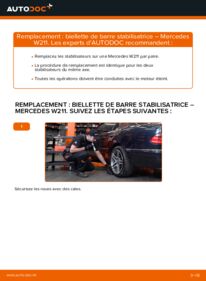 Comment effectuer un remplacement de Biellette De Barre Stabilisatrice sur E 220 CDI 2.2 (211.006) Mercedes W211
