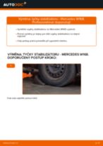 Jak vyměnit přední tyčky stabilizátora na Mercedes W168 – návod k výměně