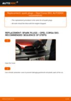 Fitting Drum brake shoe support pads OPEL CORSA B (73_, 78_, 79_) - step-by-step tutorial