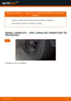 Nomaiņai Gaisa filtrs OPEL Opel Corsa D 1.2 (L08, L68) - remonta instrukcijas
