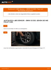 Wie der Wechsel ausgeführt wird: ABS Sensor beim BMW X3
