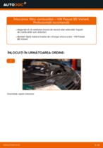 PDF manualul de înlocuire: Filtru combustibil VW PASSAT Variant (3B6) diesel și benzina