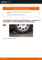 Õõtshoob vahetus: pdf juhend VW PASSAT