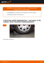 DIY-manual for utskifting av Bærebru i VW PASSAT 2021