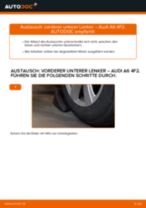 Tipps von Automechanikern zum Wechsel von AUDI Audi A6 C6 2.0 TDI Koppelstange