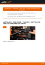 Getriebeöl und Verteilergetriebeöl wechseln VW GOLF: Werkstatthandbuch