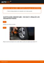 Cómo cambiar: sensor ABS de la parte delantera - VW Golf 4 | Guía de sustitución