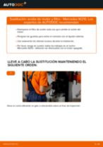 Cambio Junta tapa de culata de cilindro MERCEDES-BENZ bricolaje - manual pdf en línea