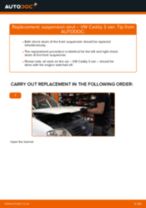 VW Caddy Mk3 2009 service manuals