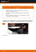 Kako zamenjati avtodel ležaj amortizerja spredaj na avtu VW Caddy 3 van – vodnik menjave