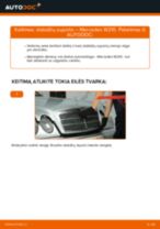Automechanikų rekomendacijos MERCEDES-BENZ Mercedes W210 E 220 CDI 2.2 (210.006) Stabdžių Kaladėlės keitimui