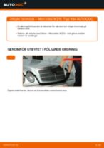 Hur byter man Huvudstrålkastare bi-xenon och halogen Toyota Corolla Verso - handbok online