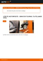 Hur byter man och justera Motorkudde bak och fram: gratis pdf guide