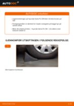 PDF med trinn for trinn-veiledning for bytte av Mercedes R107 Bremsecaliper Reparasjonssett
