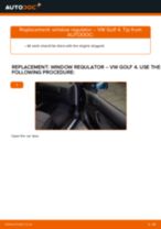 VW Golf IV Hatchback (1J1) 2001 repair manual and maintenance tutorial