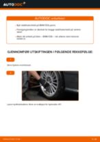 Hvordan bytte Lenkearm bak høyre BMW 3 (E36) - guide online