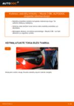 Automechanikų rekomendacijos MAZDA Mazda 3 Sedanas 1.6 DI Turbo Stabdžių Kaladėlės keitimui