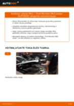 Kaip pakeisti Ford Mondeo Mk3 sedan salono filtro - keitimo instrukcija