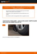 AUDI A4 Avant (8D5, B5) Radlager: Schrittweises Handbuch im PDF-Format zum Wechsel
