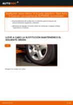 Cómo cambiar: brazo inferior de la parte delantera - Opel Astra H Caravan | Guía de sustitución