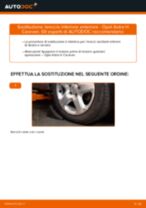 Opel Adam M13 Tergicristalli sostituzione: tutorial PDF passo-passo