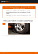 Ako vymeniť predné tyčky stabilizátora na Opel Astra H Caravan – návod na výmenu