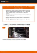 Elülső fékbetétek-csere Opel Astra H Caravan gépkocsin – Útmutató