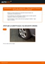 Como mudar molas de suspensão da parte traseira em Opel Astra H Caravan - guia de substituição