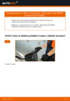 MERCEDES-BENZ Vito Mixto (W639) 2018 tutoriel de réparation et de maintenance