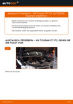 VW Touran 5t Reparaturanweisung Schritt-für-Schritt