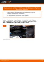 K&N Filters 33-2994 for Passat Variant (3C5) | PDF replacing instruction