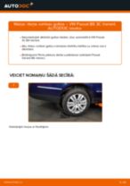 VW aizmugurē kreisais labais Riteņa rumbas gultnis nomaiņa dari-to-pats - tiešsaistes instrukcijas pdf
