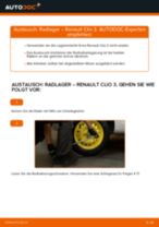 Radlager austauschen RENAULT CLIO: Werkstatt-tutorial
