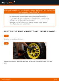 Comment effectuer un remplacement de Roulement De Roues sur 1.5 dCi Renault Clio 3