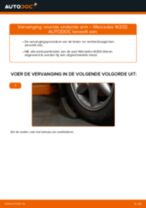 PDF handleiding voor vervanging: Draagarm wielophanging MERCEDES-BENZ C-Klasse Sedan (W203) achter en vóór