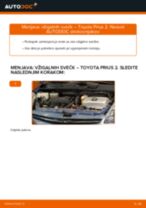 Kdaj zamenjati Aksialni Zgib Jarmski Drog TOYOTA PRIUS Hatchback (NHW20_): pdf navodila