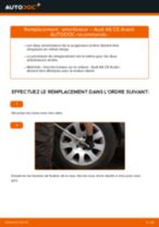 Comment changer Moyeux de roue arrière et avant Audi A4 B7 Avant - manuel en ligne